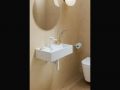 VASILIKA 55 cm Umywalka Ceramiczna WiszÄ…ca BiaÅ‚y PoÅ‚ysk ProstokÄ…tna