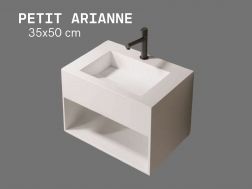 Washbasin 35x50cm Compact Matte White Sink PETIT ARIANNE