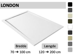 Brusebakke, meget tynd designerkanal - LONDON