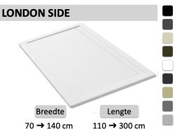 Douchebak zijevacuatie, goot design - LONDON SIDE