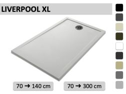 Receveur de douche italienne resine extra plat - LIVERPOOL XL