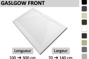 Brodzik prysznicowy, z bocznym odpływem - GLASGOW FRONTAL