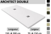 Brusekar med dobbelt aflob efter mal - ARCHITEK DOUBLE