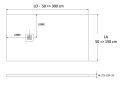 Receveur de douche sur mesure avec découpes et formes atypiques - ARCHITECT