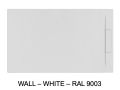 Brodzik prysznicowy na wymiar z odplywem sciennym WALL DESIGN