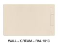 Receveur de douche sur mesure évacuation murale WALL DESIGN