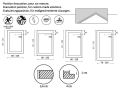Walk-In Shower Tray with Raised Edges FRAME