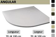 Receveur de douche quart de rond extra-plat - VERONE ANGULAR