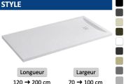 Cuttable Extra-Flat Shower Tray STYLE