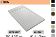 Receveur de douche caniveau résine extra-plat ETNA COVER