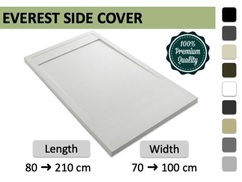 Luxe douchebak met afvoergoot EVEREST SIDE COVER