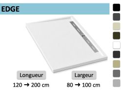 Receveur de douche caniveau latéral - EDGE