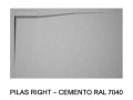 Receveur douche design bonde en angle droit extra-plat – PILAS DROITE