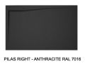 Receveur douche design bonde en angle droit extra-plat – PILAS DROITE