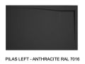 Extra-Flat Left Corner Drain Shower Tray PILAS GAUCHE