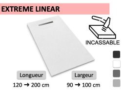 Receveur de douche caniveau souple et ultra-résistant – EXTREME LINEAR