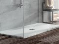 Receveur de douche sur mesure haut de gamme bonde centrale EVEREST CENTRAL