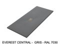 Receveur de douche sur mesure haut de gamme bonde centrale EVEREST CENTRAL