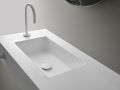 Op maat hangende of inbouw wastafel - LEEDS 50