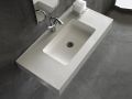 Op maat hangende of inbouw wastafel - LEEDS 50