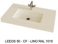 Plan vasque sur mesure suspendu ou à encastrer - LEEDS 50