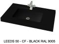 Op maat hangende of inbouw wastafel - LEEDS 50