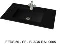 Op maat hangende of inbouw wastafel - LEEDS 50