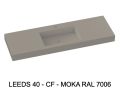 Plan vasque faible profondeur sur mesure suspendu ou à encastrer - LEEDS 40