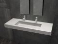 Plan double vasque sur mesure suspendu ou à poser - LEEDS XL 85