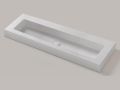 Plan double vasque sur mesure suspendu ou à poser - LEEDS XL 85