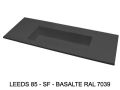Plan double vasque sur mesure suspendu ou à poser - LEEDS XL 85