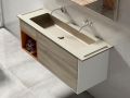 Plan double vasque XXL sur mesure suspendu ou à poser - LEEDS XXL 120