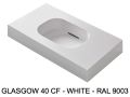 Zawieszony lub wbudowany blat vasin o niskiej głębokości - GLASGOW 40
