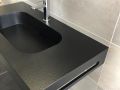 Podwieszany lub odlewany blat umywalki z umywalką 60 cm – GLASGOW 60