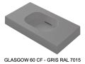 Podwieszany lub odlewany blat umywalki z umywalką 60 cm – GLASGOW 60