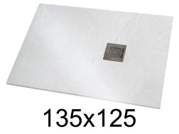 Brusebakke 135x125 cm ekstra flad harpiks - VERONE XL