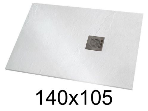 Receveur de douche 140x105 cm résine extra-plat - VERONE XL