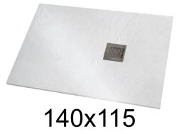 Receveur douche 140x115 cm résine extra-plat - VERONE XL
