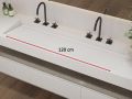 Plan vasque caniveau suspendu ou à encastrer 120 cm – LONDON XXL 120