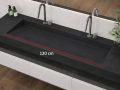 Plan vasque caniveau suspendu ou à encastrer 120 cm – LONDON XXL 120
