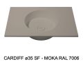 Hang- of opzetbad met rond bassin Ø35 cm – CARDIFF