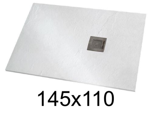 Receveur de douche 145x110 cm résine extra-plat - VERONE XL