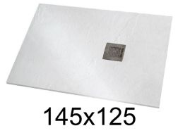 Receveur douche 145x125 cm résine extra-plat - VERONE XL