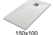 Douchebak 150x100 cm kunsthars extra plat TECNIK