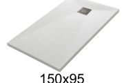 Douchebak 150x95 cm kunsthars extra plat TECNIK