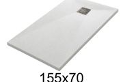 Brodzik prysznicowy 155x70 cm z zywicy extra flat TECNIK