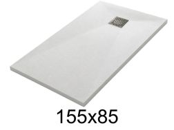 Receveur de douche 155x85 cm résine extra-plat TECNIK