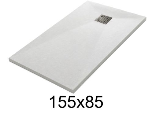 Receveur de douche 155x85 cm résine extra-plat TECNIK