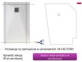 Brodzik 150x105 cm bardzo płaska żywica - VERONE XL