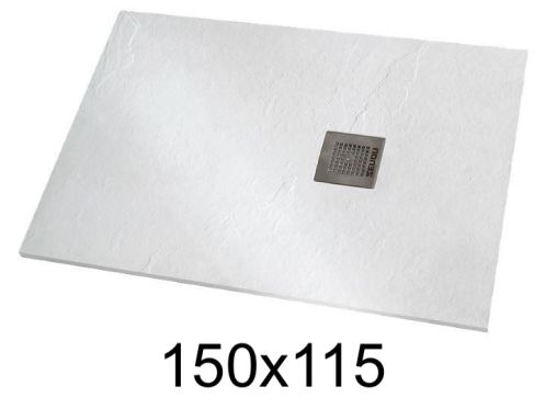Receveur de douche 150x115 cm résine extra-plat - VERONE XL